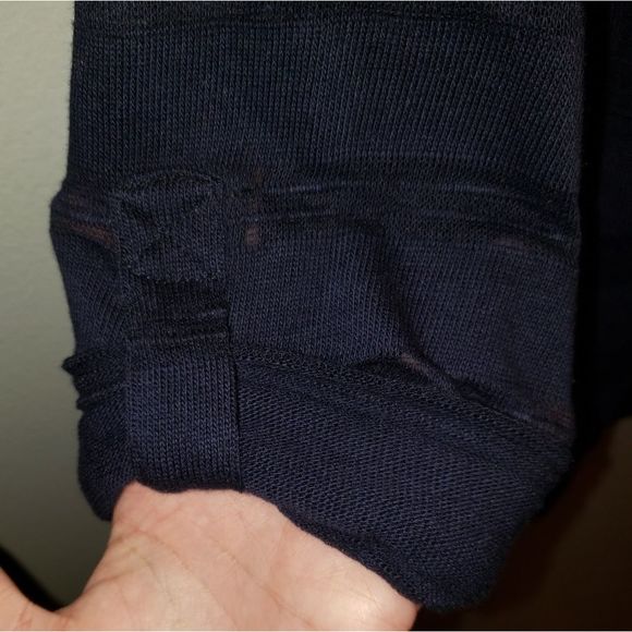 Splendid Sheer Lace Up Top - Picture 3 of 5